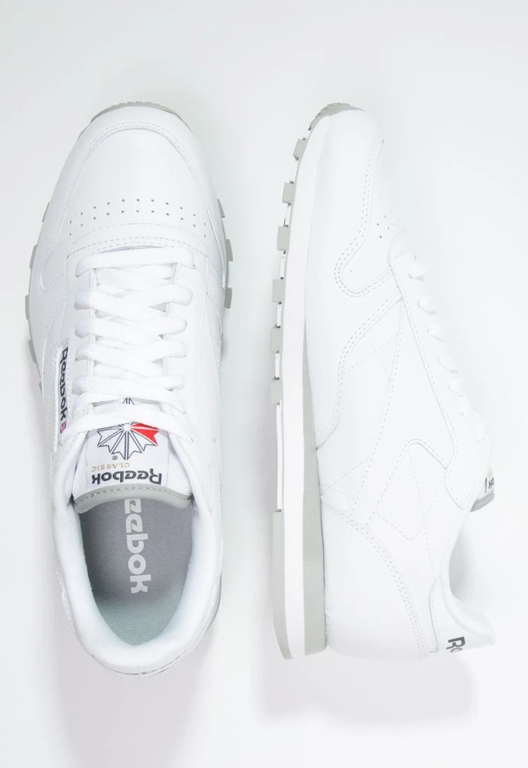 Reebok Classic CLASSIC LEATHER LOW-CUT DESIGN SHOES - Trainers - White/light Grey 2 Reebok Classic CLASSIC LEATHER LOW-CUT DESIGN SHOES - Trainers - White/light Grey - Image 2