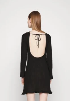 Pieces Pcbreeze Open Back Mini Dress - Jumper Dress - Black 8 Pieces Pcbreeze Open Back Mini Dress - Jumper Dress - Black -Modern Classic Shoes Store 20ca9c7640764c82968ec259424d1205