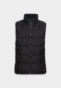 Dockers Lightweight Quilted Vest - Waistcoat - Beautiful Black