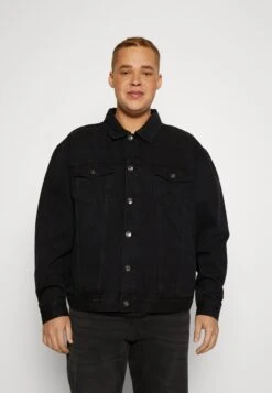 Redefined Rebel Baker Jacket Plus - Denim Jacket - Black Stone