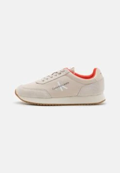Calvin Klein Jeans Retro Runner - Trainers - Eggshell/Creamy White/Travertine