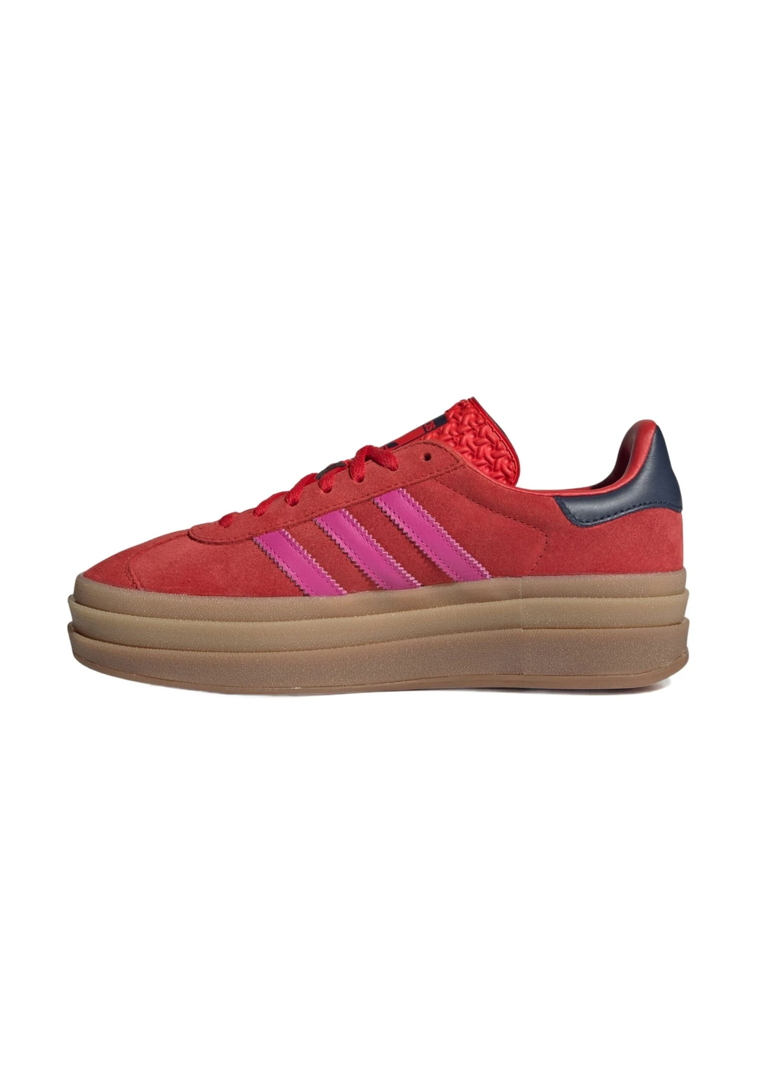 Adidas Originals GAZELLE BOLD - Trainers - Red Semi Lucid Fuchsia Night Indigo 1 Adidas Originals GAZELLE BOLD - Trainers - Red Semi Lucid Fuchsia Night Indigo