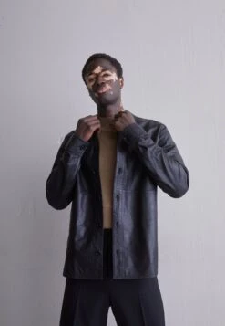 J.Lindeberg Landon - Leather Jacket - Black