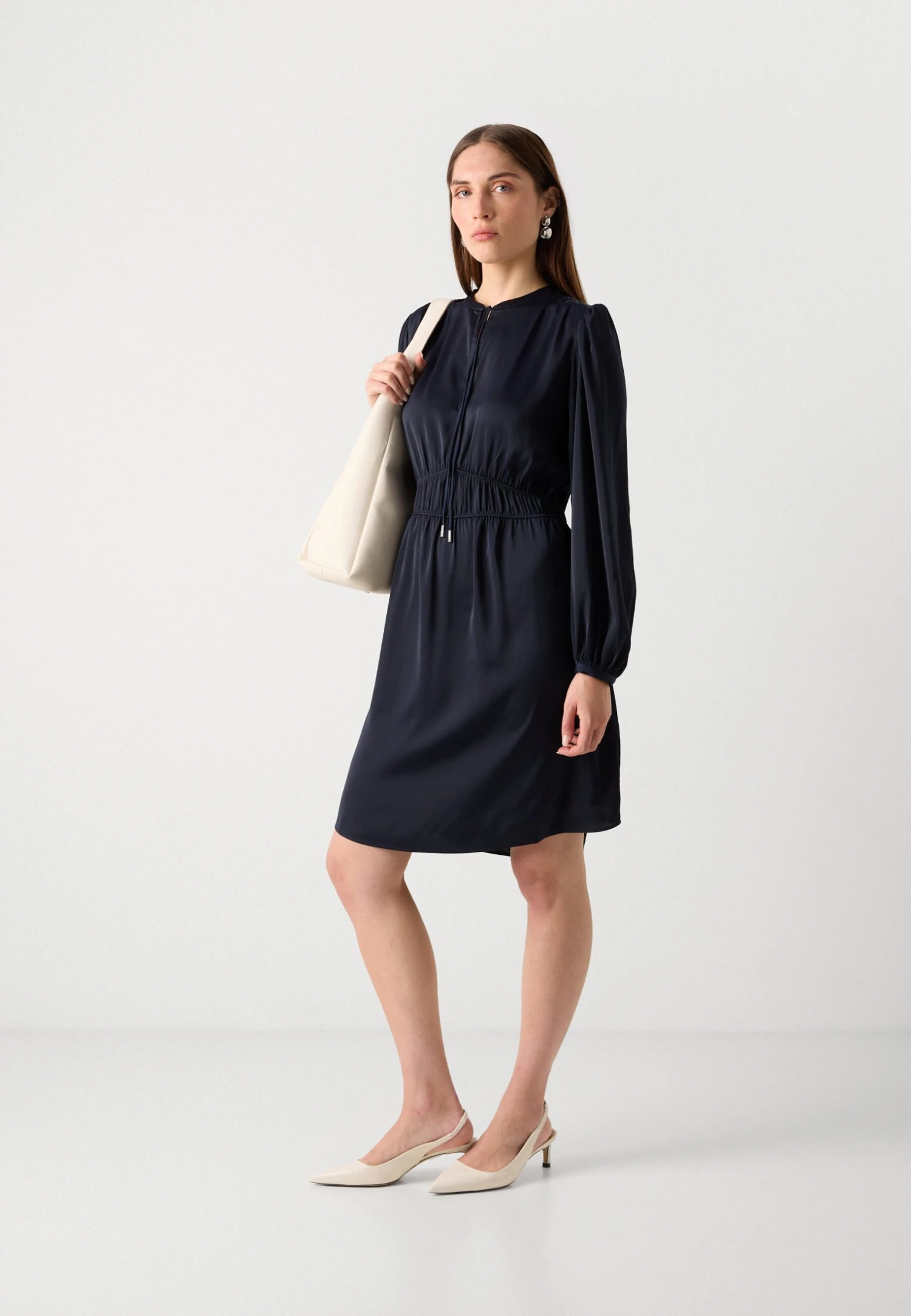 Boss DECLY - Day Dress - Dark Blue 5 Boss DECLY - Day Dress - Dark Blue - Image 5