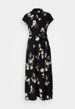 Vero Moda VMNEWHALLIE TIE DRESS - Shirt Dress - Black -Modern Classic Shoes Store 262bbd51f0314fb3b31a97dfd0e19d01