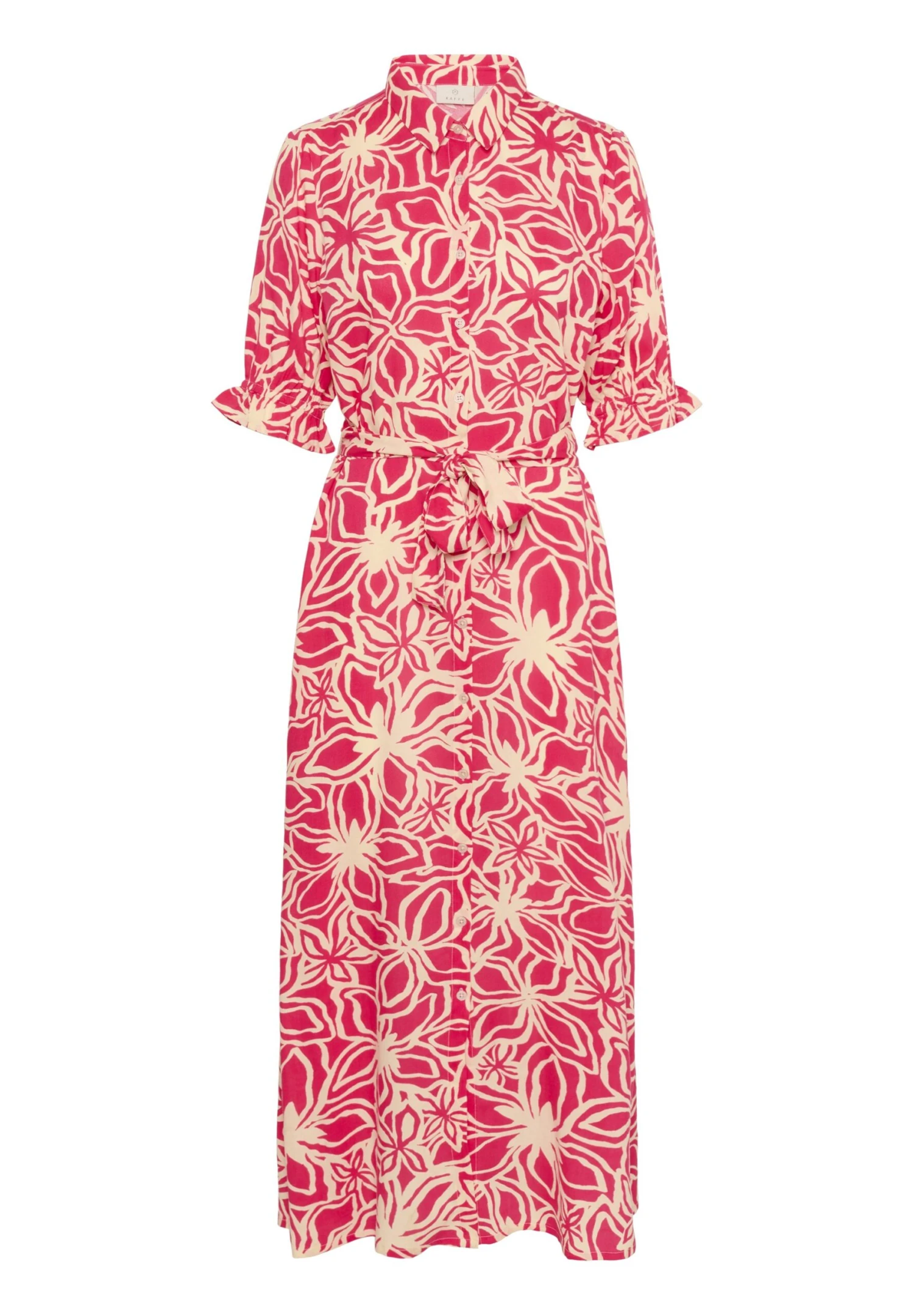 Kaffe KAMIRA - Maxi Dress - Feather Graychalk Print 7 Kaffe KAMIRA - Maxi Dress - Feather Graychalk Print - Image 7