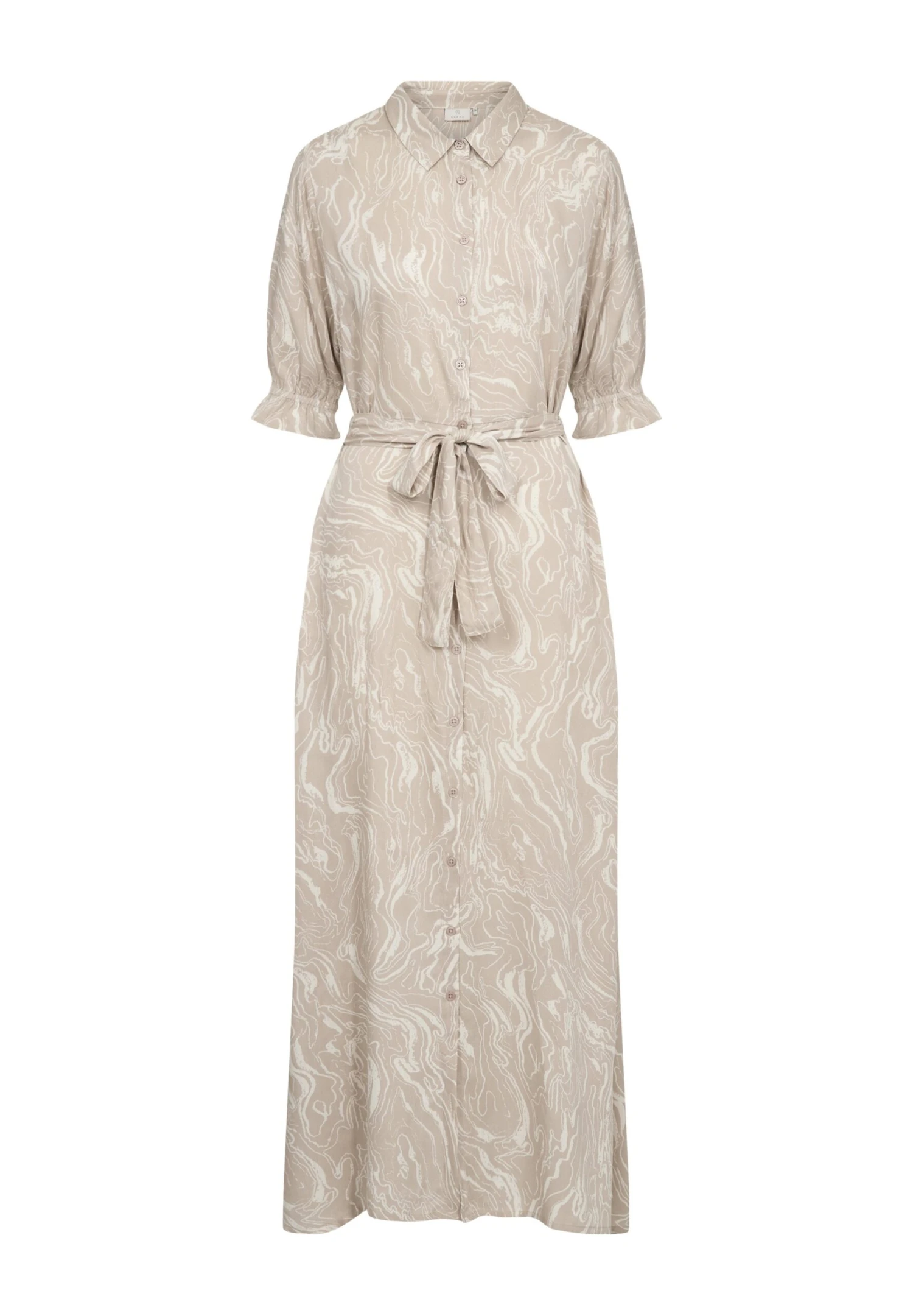 Kaffe KAMIRA - Maxi Dress - Feather Graychalk Print 5 Kaffe KAMIRA - Maxi Dress - Feather Graychalk Print - Image 5