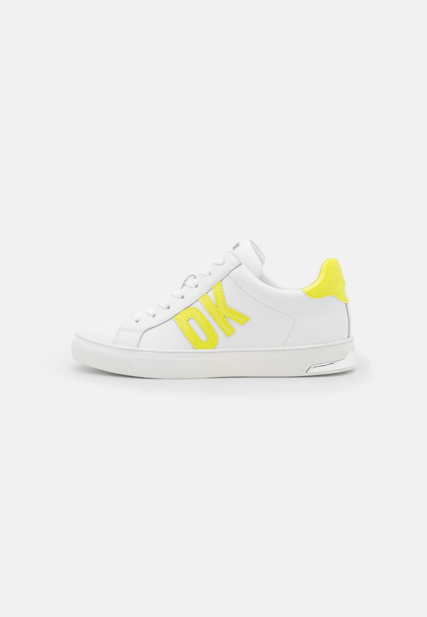 DKNY Abeni Lace Up- Trainers - Bright White/Chartreuse 2 DKNY Abeni Lace Up- Trainers - Bright White/Chartreuse - Image 2