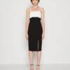 Wal G Janya Contrast Midi - Jersey Dress - Black/White
