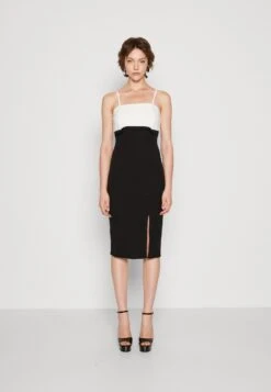 Wal G Janya Contrast Midi - Jersey Dress - Black/White