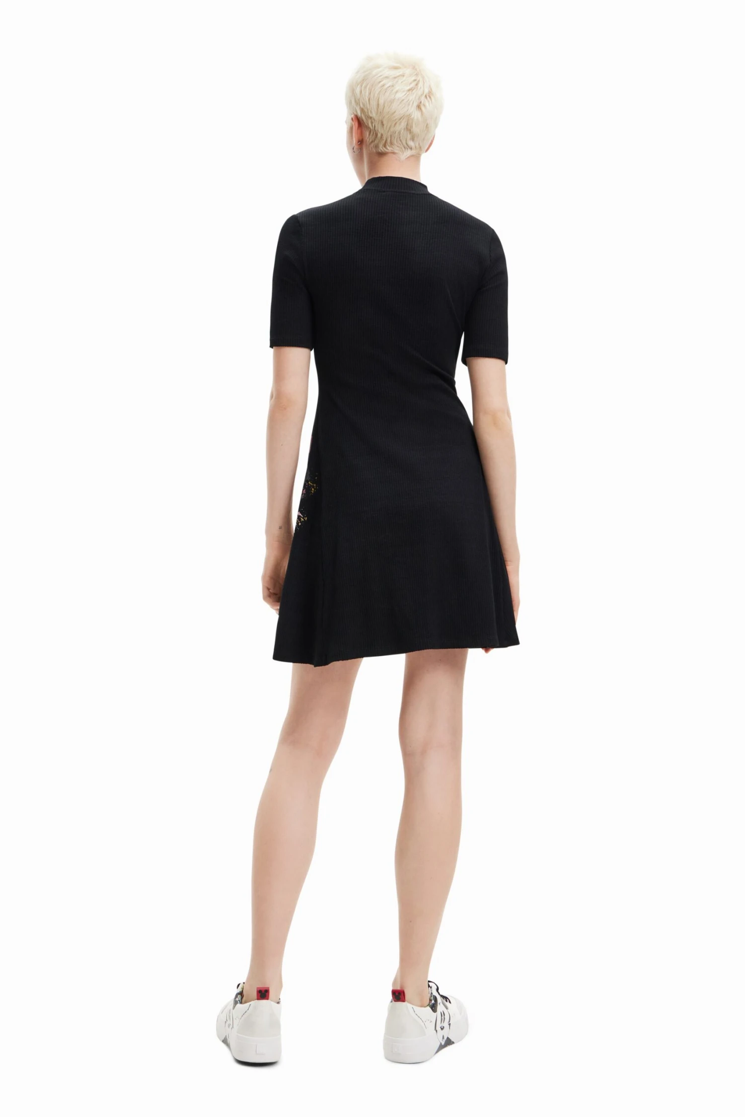 Desigual Vest Mickey Morro - Day Dress - Black 3 Desigual Vest Mickey Morro - Day Dress - Black - Image 3