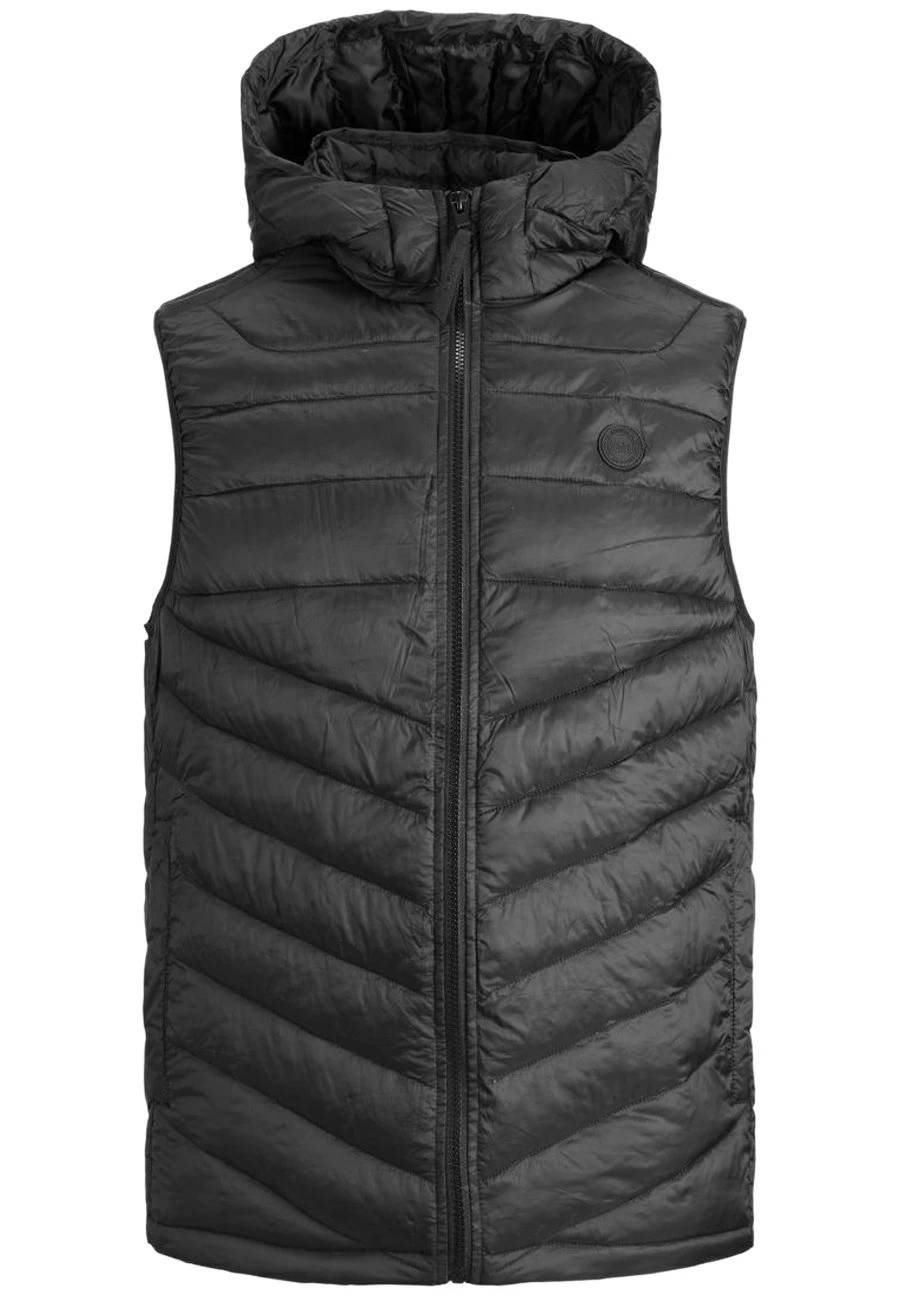 Jack & Jones Ehero Bodywarmer Hood - Waistcoat - Black 7 Jack & Jones Ehero Bodywarmer Hood - Waistcoat - Black - Image 7