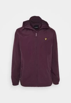 Lyle & Scott Through Hooded - Summer Jacket - Burgundy -Modern Classic Shoes Store 27cc1574701b41aa88f91bd130dc5720