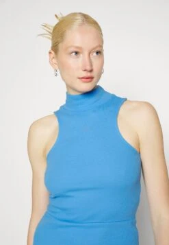 Nmmanala Highneck Skater Dress - Jumper Dress - Azure Blue -Modern Classic Shoes Store 27da254bedac4877a9abe432678fd066