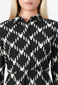 Vero Moda VMGINAS BETINE SHIRT DRESS WVN - Shirt Dress - Black -Modern Classic Shoes Store 27f0539d1f2e4896b30da47e1f6f1339