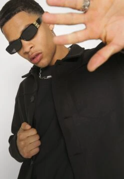 BRAVE SOUL Linton - Summer Jacket - Black -Modern Classic Shoes Store 2902a1a55e57495a927bbaf80aa00e1a