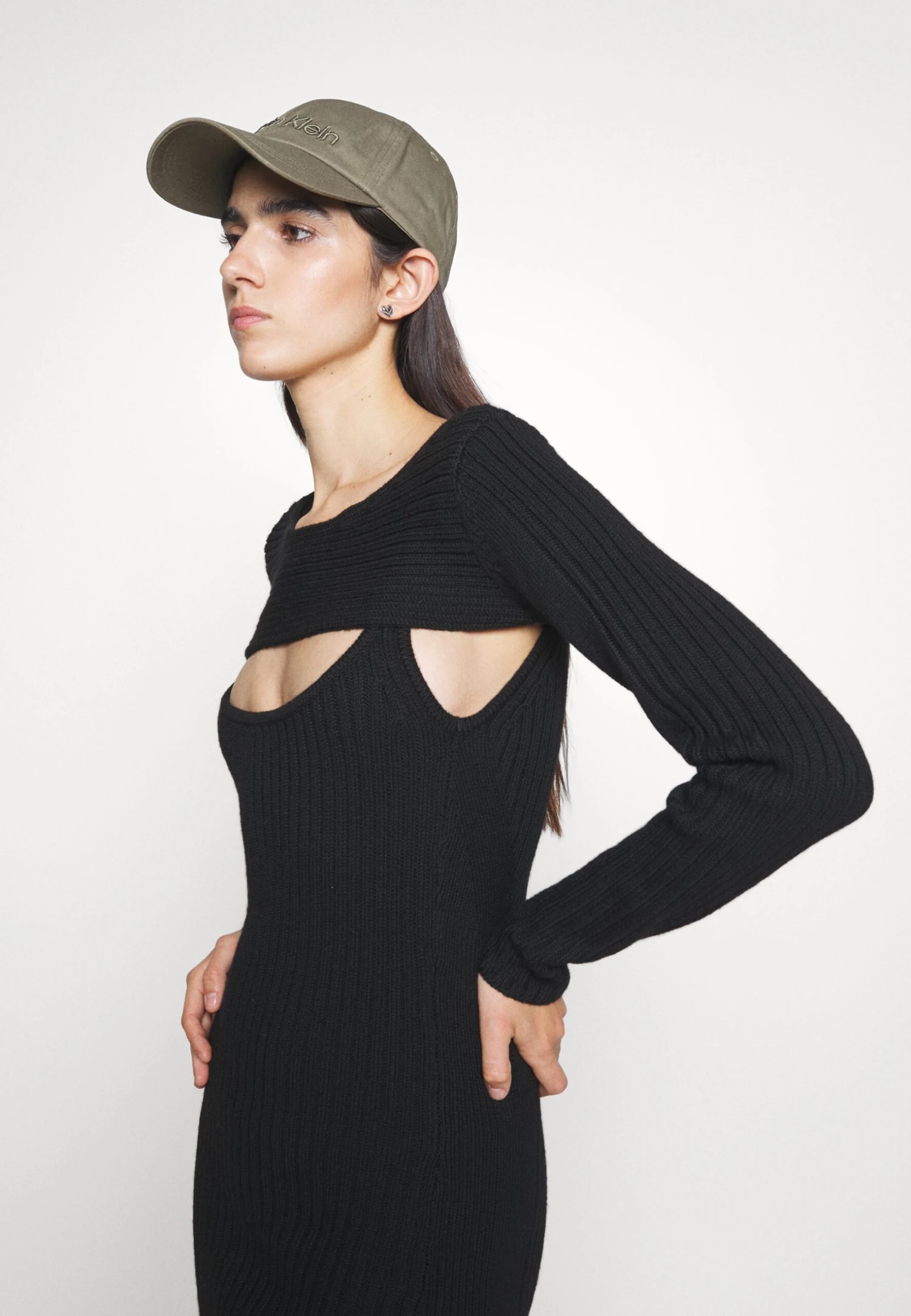 Calvin Klein Layered Dress - Jumper Dress - Black 6 Calvin Klein Layered Dress - Jumper Dress - Black - Image 6