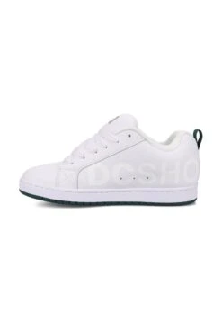 DC SHOES COURT GRAFFIK UNISEX - Trainers - Olive/offwhite -Modern Classic Shoes Store 2a4af6018aac438cab59254bf868898d