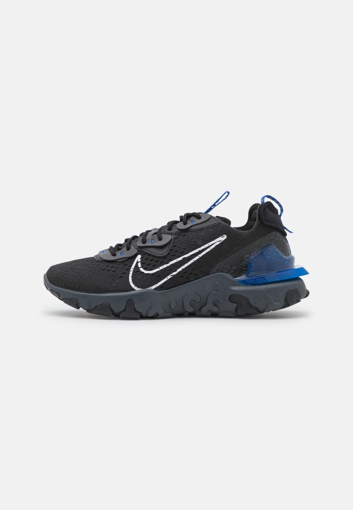 Nike Sportswear React Vision- Trainers - Black/White/Game Royal/Iron Grey 1 Nike Sportswear React Vision- Trainers - Black/White/Game Royal/Iron Grey