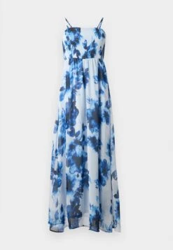 ONLY ONLELENA VIKKI LIFE STRAP DRESS - Maxi Dress - Cloud Dancer/blue -Modern Classic Shoes Store 2c027d2d88484ff58495ff5b3265822d