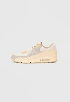 Nike Sportswear AIR MAX 90 UNISEX - Trainers - Muslin/sail/pale Ivory/college Grey/safety Orange/khaki
