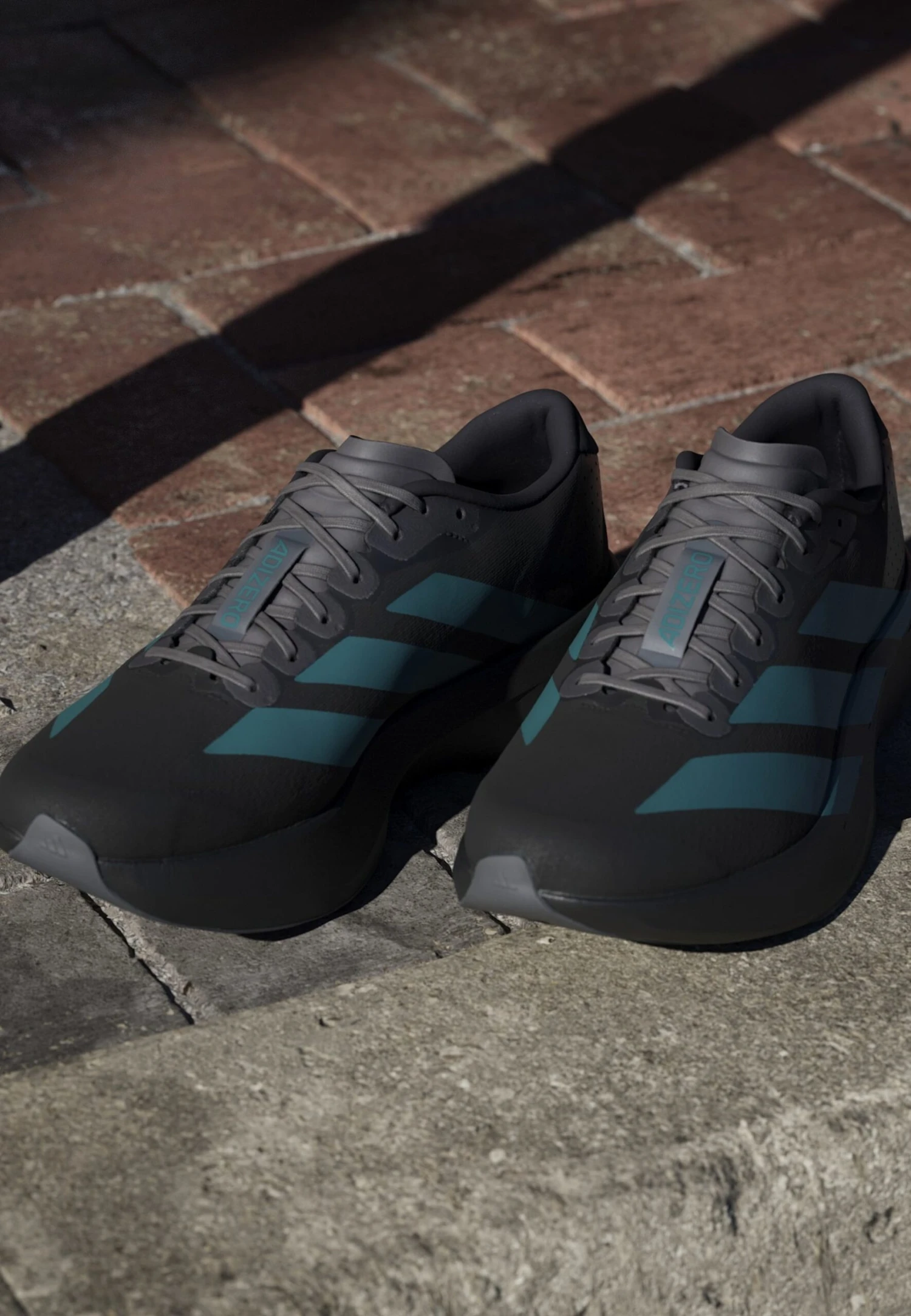 ADIDAS PERFORMANCE ADIZERO EVO SL - Trainers - Core Black Pure Teal Grey Four 11 ADIDAS PERFORMANCE ADIZERO EVO SL - Trainers - Core Black Pure Teal Grey Four - Image 11