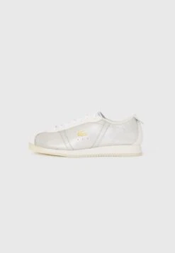 Lacoste CLUB LOW - Trainers - White/silver-coloured