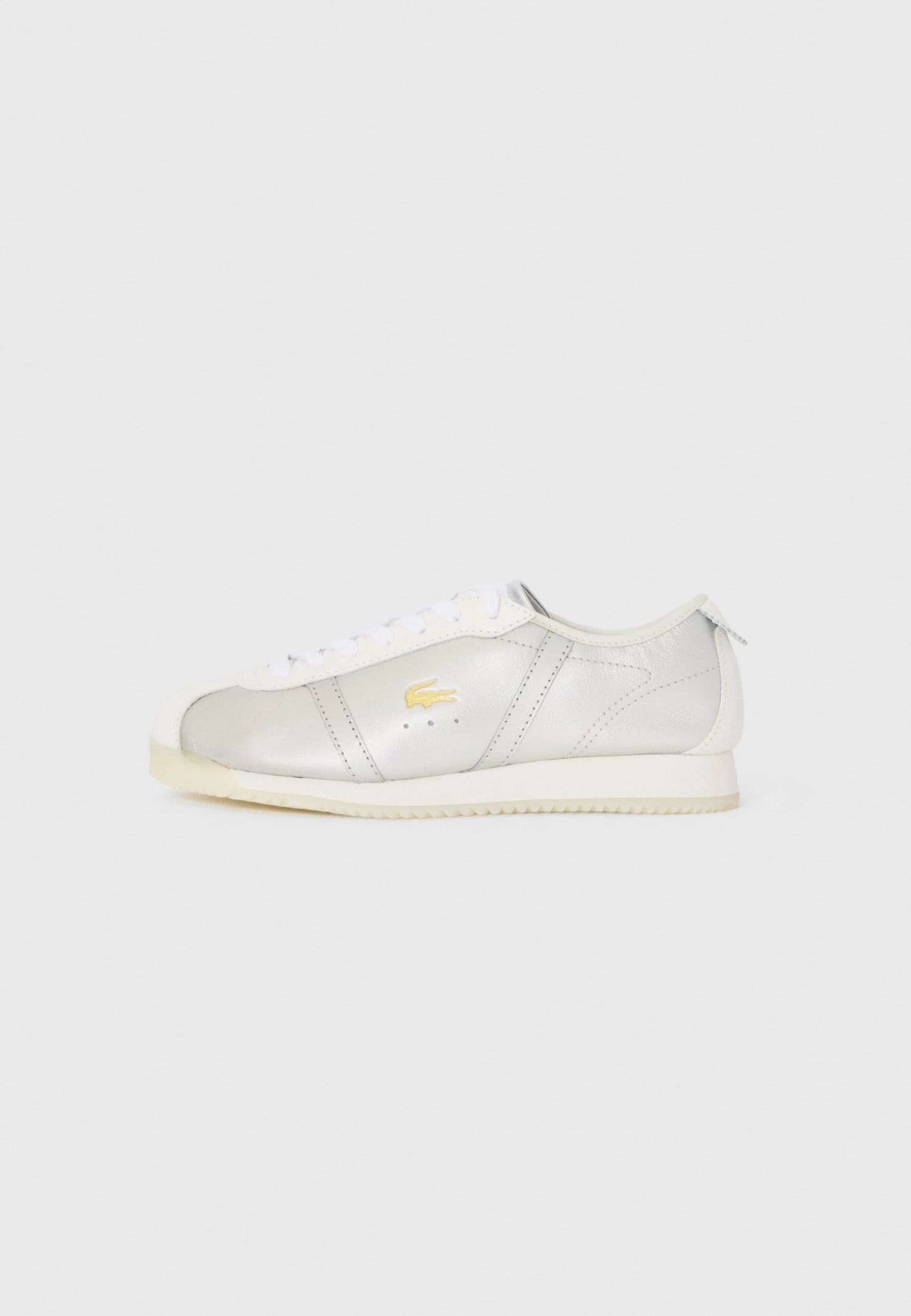 Lacoste CLUB LOW - Trainers - White/silver-coloured 1 Lacoste CLUB LOW - Trainers - White/silver-coloured