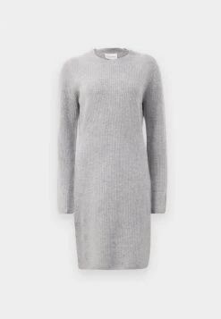CLOSED CREW NECK DRESS LONG SLEEVE - Jumper Dress - Light Grey Melange -Modern Classic Shoes Store 2dd70ff1f7c540648c4693fcebef29bf