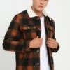 BRAVE SOUL Augustus - Summer Jacket - Brown/Orange