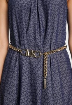 MICHAEL Michael Kors Chain Belt Halter- Cocktail Dress / Party Dress - Indigo Rinse 13 MICHAEL Michael Kors Chain Belt Halter- Cocktail Dress / Party Dress - Indigo Rinse -Modern Classic Shoes Store 31723e3ae58643be8417f4d1d526a8f1