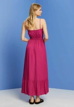 Edc By Esprit Light - Maxi Dress - Dark Pink -Modern Classic Shoes Store 317e57cf18254d6ea7125997cf97ea66