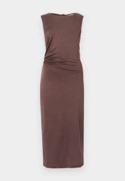 MARQUIS RUCHED CUT OUT MIDI DRESS - Jersey Dress - Chocolate 10 MARQUIS RUCHED CUT OUT MIDI DRESS - Jersey Dress - Chocolate -Modern Classic Shoes Store 338517caf8ad486e836a2885452e6cd1