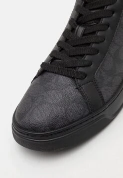 Coach LOWLINE SIGNATURE - High-top Trainers - Graphite/black -Modern Classic Shoes Store 34a07e3ac9b04ab2a2de859f586d8a9f