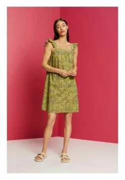 Edc By Esprit Light - Day Dress - Pistachio Green -Modern Classic Shoes Store 34c391d581c04425b0bc797feaff43e7
