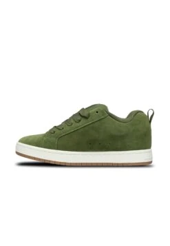 DC SHOES COURT GRAFFIK UNISEX - Trainers - Olive/offwhite -Modern Classic Shoes Store 3663e47f05594eb19cb4e159ec86745a