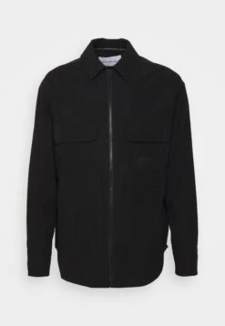 Calvin Klein Jeans Premium Essentials Zip Overshirt - Light Jacket - Black 8 Calvin Klein Jeans Premium Essentials Zip Overshirt - Light Jacket - Black -Modern Classic Shoes Store 36d7a69f1f8c46f1a2658979fdf77446