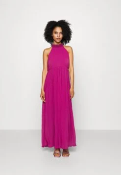 Vero Moda Petite Vmmia Plisse Dress - Occasion Wear - Boysenberry