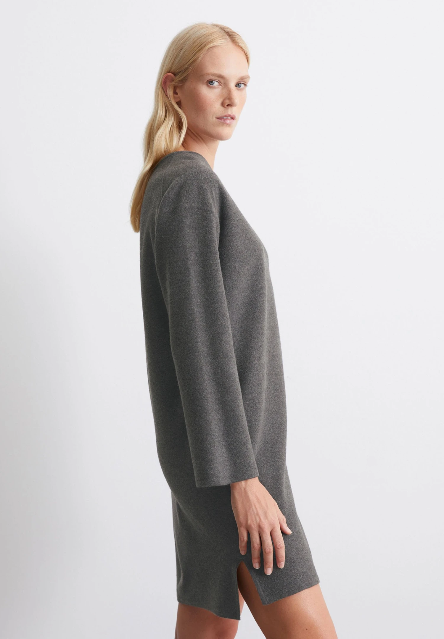 Marc O'Polo ROUNDNECK - Jumper Dress - Deep Grey Melange 6 Marc O'Polo ROUNDNECK - Jumper Dress - Deep Grey Melange - Image 6
