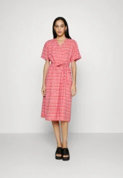 Vero Moda Vmdixie Wrap Calf Dress- Day Dress - Bittersweet/Snow White