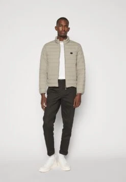 Emporio Armani Down Jacket - Greige -Modern Classic Shoes Store 38d5b65621af4f0ca22b9a52a46e51de