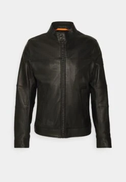 Boss Josep - Leather Jacket - Black -Modern Classic Shoes Store 391da9d11da7446088b30575039f966f