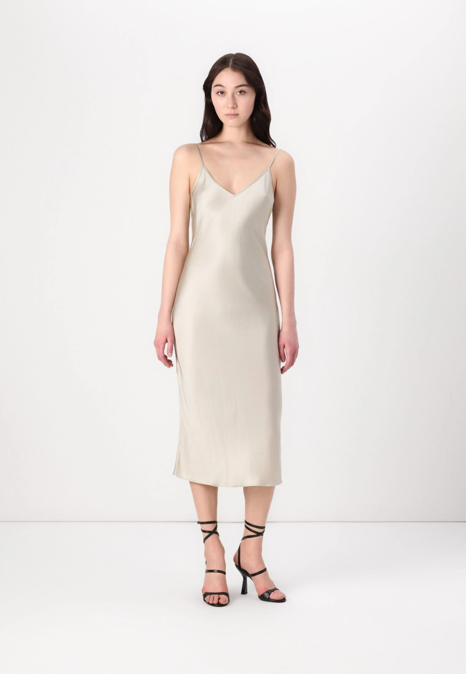 SAMSØE SAMSØE SHARON STRAP DRESS - Cocktail Dress / Party Dress - Agate Gray 1 SAMSØE SAMSØE SHARON STRAP DRESS - Cocktail Dress / Party Dress - Agate Gray