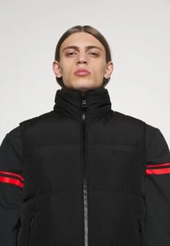 GCDS Low Band Puffy Vest - Waistcoat - Black -Modern Classic Shoes Store 39acb0cf73664dde8fead2a05bc58d0d