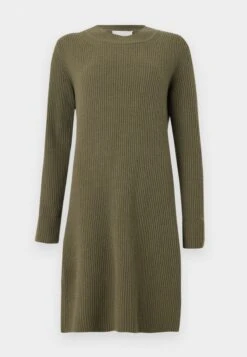 CLOSED CREW NECK DRESS LONG SLEEVE - Jumper Dress - Light Grey Melange -Modern Classic Shoes Store 3a0c054558f846fc9d2a697cff222303