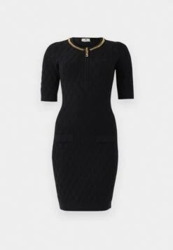 Elisabetta Franchi WOMANS DRESS - Jumper Dress - Nero -Modern Classic Shoes Store 3af8b2c0dd8e4d26a8f5f2c9cc2e0e03
