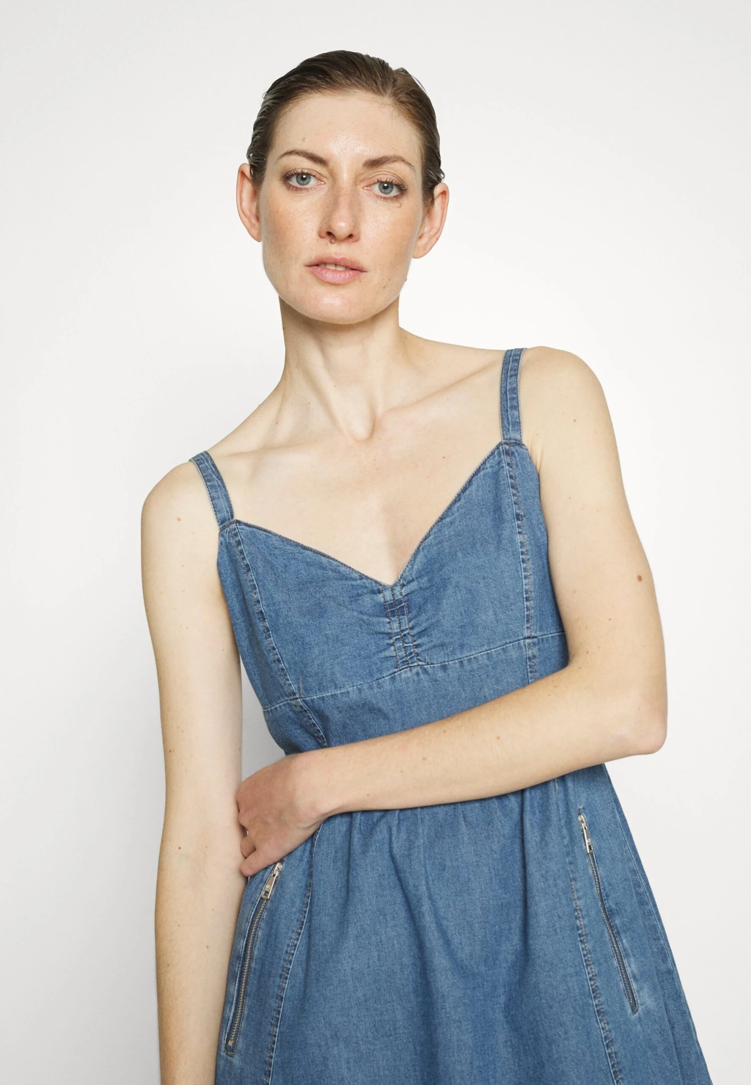 DKNY Dress - Denim Dress 4 DKNY Dress - Denim Dress - Image 4