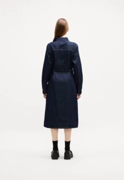 Mads Nørgaard COSY SVANIL DRESS - Denim Dress - Dark Indigo -Modern Classic Shoes Store 3c725a6454854b00ab084f40e3eeccae