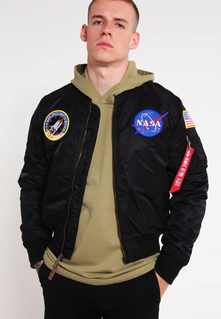 Alpha Industries Nasa - Bomber Jacket - Black 1 Alpha Industries Nasa - Bomber Jacket - Black