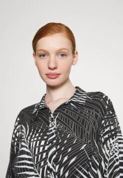 ONLY Onlfrida Shirt Dres- Shirt Dress - Black Aop:Frida Palm -Modern Classic Shoes Store 3d2496b261df43e8a29d93088d005137